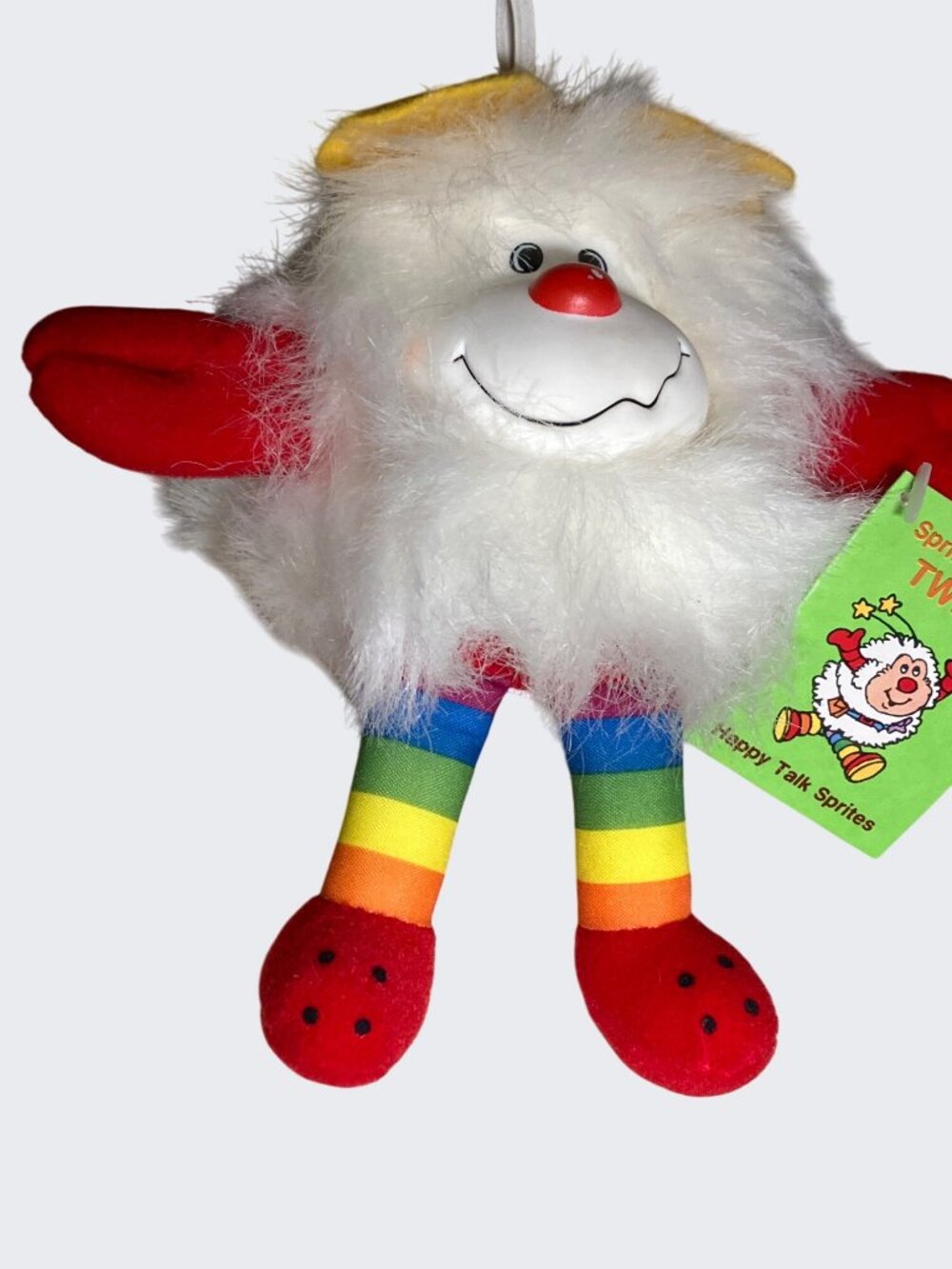 Hallmark Happy Talk Sprite By Twink Rainbow Legs  Vintage Collectible Plush 1993 - Picture 6 of 12